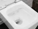 Унітаз підвісний AquaFall Flush (безободковий) Hansgrohe EluPura Q у комплекті з сидінням SoftClose  60194450 + 60150450