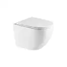 унитаз Omnires Ottawa Comfort 54x36,5 подвесной, без ободка, сиденье дюропласт, white mat (OTTAWACMWBM)