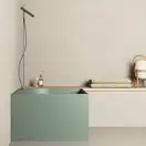 Ванна зі штучного каменю Nic Design Tub 100х100х60h см, Salvia матовий (014234067)