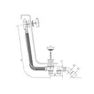 сифон для ванни Omnires CGS (TK104-PLUS-3.01+64-SCR)