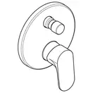 Hansgrohe Rebris S Смеситель для ванны/душа, Matt Black (72466670)