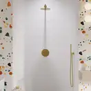 термостат для душу та ванни Omnires Y прихованого монтажу brushed gold (Y1236ROGLB)