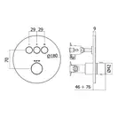 Paffoni Compact Box Термостат для душа, сталь (CPT019ST)