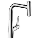 Кухонный смеситель 220, с вытяжным изливом, 1jet, sBox Hansgrohe Talis Select M51 (цвет - хром) 73852000