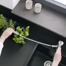 Hansgrohe Zesis M33 Смеситель кухонный, сталь (74803800)