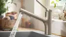 Hansgrohe Zesis M33 Смеситель кухонный, сталь (74803800)