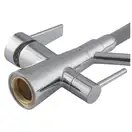 KOER KB-72003-01 Змішувач кухонний 2в1, хром/графіт (KR3375)