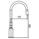 KOER KB-70029-01 Змішувач для кухні, хром (KR5486)