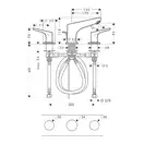 Hansgrohe Focus E 100 Смеситель для умывальника, хром (31937000)
