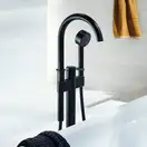 Змішувач для ванни пiдлоговий Axor One, Matt Black (48440670)