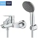 Змішувач одноважільний для ванни з душовим гарнітуром Grohe Start 23413002
