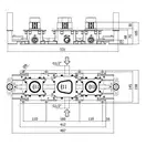 Paffoni Modular Box Вбуд. частина, 2 споживачі (MDBOX001)