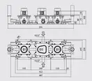 Paffoni Modular Box Вбуд. частина, 2 споживачі (MDBOX001)