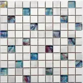 Мозаїка CM 3107 C3 Laterizio Griz-Laterizio Bianco-Line Glass 300x300x9 Котто Кераміка (СМ 325107)