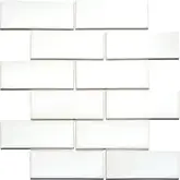 KOTTO Мозаїка BRICK B 6024 White 300x300х9 Котто Кераміка