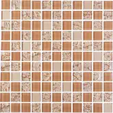 KOTTO Мозаїка GM 8004 C2 Beige pearl S1/Beige/beige pearl  300 х 300 х 8   ( 25 х 25 ) Кераміка Лео, Україна (GM 825004)