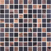 KOTTO Мозаїка скляна GMP 0825050 С2 print 46/black mat 300x300 (кубик 2,5х2,5) Кераміка Лео УКРАЇНА
