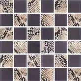 KOTTO Мозаїка скляна GMP 0848038 С2 print 38/ral 7039 300x300 (кубик 4,8х4,8) Кераміка Лео УКРАЇНА