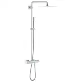 Душова система з термостатом для настінного монтажу GROHE Rainshower F-Series System 254 (27469000)