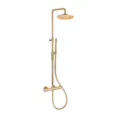 Paffoni BIRILLO Душова система, Gold Spazzolato (ZCOL646KLIQHGSP)