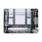 Дзеркало Mixxus Premium CUBIC MR14-80x60-Reverse з Led Touch, Anti-fog, димером, регулятором яскрав (MP6648)