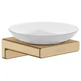 Мильниця підвісна Hansgrohe AddStoris, Brushed Bronze/скло (41746140)