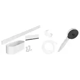 Hansgrohe WallStoris Комплект аксесуарів 7в1, Matt White (24291700)