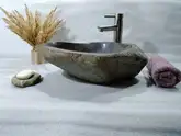 Aquada Dazon New Раковина з річкового каменю, сірий (Daz-100007)