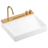 Раковина Hansgrohe Avalegra AquaUnit 58 х 47,5 х 10 см, без переливу, з функцією QuickClean+, із змішувачем, Brushed Bronze  22472140