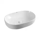 MIXXUS PREMIUM ELLIPSE-0105 Раковина накладна, біла (MP6563)