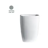 Nic-Design Умивальник окремо стоячий Nic Design Milk 58х40х85 см, злив в стіну, cemento matt (001290047)