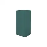 Умивальник окремо стоячий Nic Design Semplice 40х40х85 см без переливу зі зливом у стіну, Amazzonia глянець (001372077)