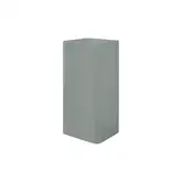 Умивальник окремо стоячий Nic Design Semplice 40х40х85 см без переливу, злив у підлогу, Cemento матовий (001373047)