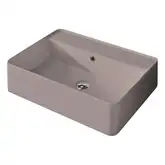 Nic-Design Умивальник на стільницю із переливом Nic Design Semplice 60х45х16 см, Cipria матовий N/F (001384060 NF)