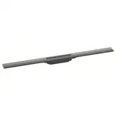 Трап для душа 90 см Hansgrohe RainDrain Flex, чёрный матовый хром (56045340)