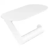 Тримач туалетного паперу Hansgrohe WallStoris з поличкою 23,0x10,0x9,7 см, Matt White (27928700)