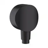 Шлангове підключення Hansgrohe FixFit S зі зворотним клапаном, чорний матовий (26453670)