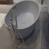 Ванна з штучного каменю Flaminia APP 150x73 h52,5cm, білий глянсовий (AP150V)