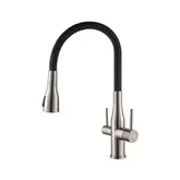 Koer KI-72024-07 Смеситель для кухни, сталь (KR5013)