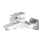 Omnires Parma Смеситель для ванны, хром/белый (PM7430CRB)