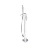 змішувач для ванни окремий Omnires Parma chrome/white (PM7433CRB)