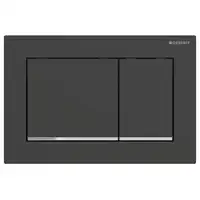 Geberit Omega 30 Клавіша змиву, чорний мат/хром (115.080.14.1)