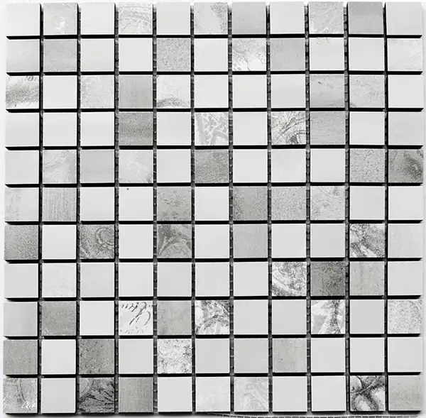 KOTTO Мозаїка СM 3021 C3 Impression-Gray-White 300x300x9 Котто Кераміка (СМ 325021)