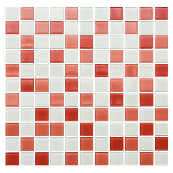 KOTTO Мозаїка GM 4028 C3 pink d/pink w/white 30x30 Кераміка Лео , Україна (GM 425028)
