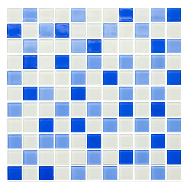 KOTTO Мозаїка GM 4040 C3 cobalt m/cobalt w/white 30x30 Кераміка Лео , Україна (GM 425040)