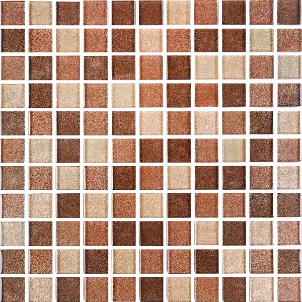 Мозаїка GM 8007 C3 Brown Dark-Brown Gold-Brown Brocade 300x300x8 Котто Кераміка (GM 825007)