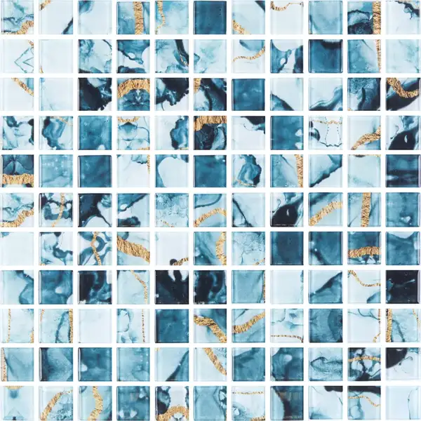 KOTTO Мозаїка скляна GMP 0825033 С print 37 300x300 (кубик 2,5х2,5) Кераміка Лео УКРАЇНА