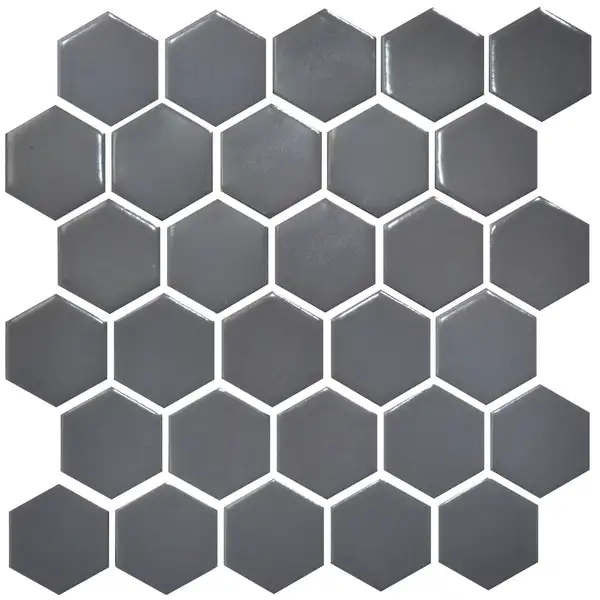 KOTTO Мозаїка HEXAGON H 6003 Grey Shedol 295х295х9 Кераміка Лео УКРАЇНА