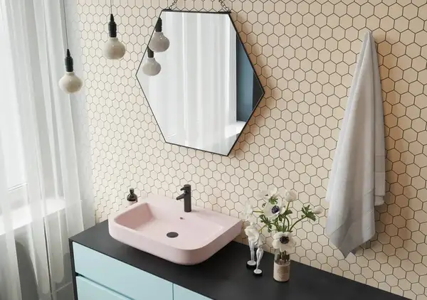 KOTTO Мозаїка HEXAGON H 6007 Bisque 295х295х9 Кераміка Лео УКРАЇНА