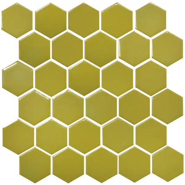 KOTTO Мозаїка HEXAGON H 6016 Olive 295х295х9 Кераміка Лео УКРАЇНА